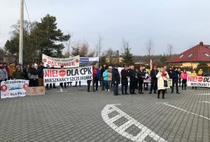 „Nie dla CPK” - protest w Palowicach